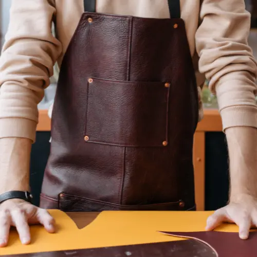 Leather Aprins